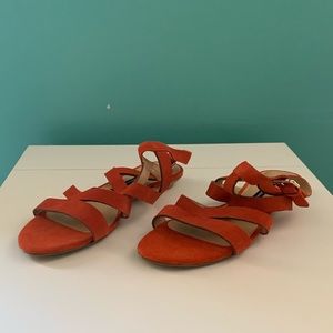 French Connection - Red orange sandal